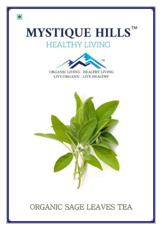Mystique Sage leaves tea 100 g common sage, garden sage, and Salvia officinalis.